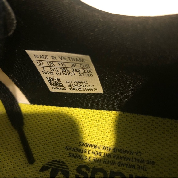 Adidas ZX 2K Flux size 7 white black grey like new - Picture 8 of 9